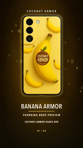 Banana Armor campaign film poster