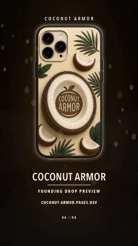 Coconut Armor campaign film poster