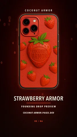 Strawberry Armor campaign film poster